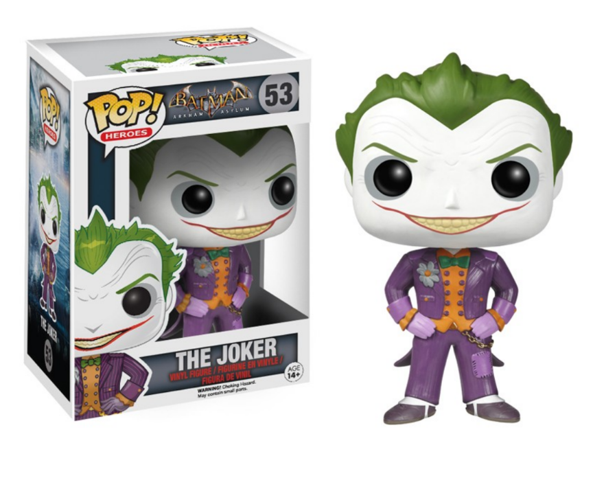 POP! Heroes 53 Batman Arkham Asylum: The Joker