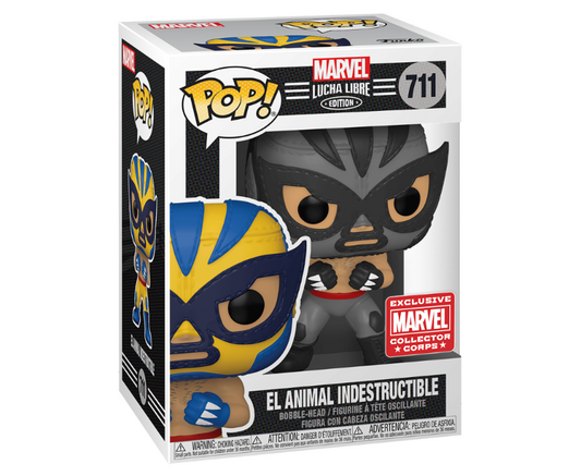 POP! Marvel 711 Lucha Libre: El Animal Indestructible (Wolverine) (X-Force) Exclusive