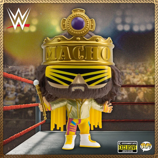 Pop! WWE 112 Wrestle Mania VI "Macho Man" Randy Savage (Metallic) Exclusive