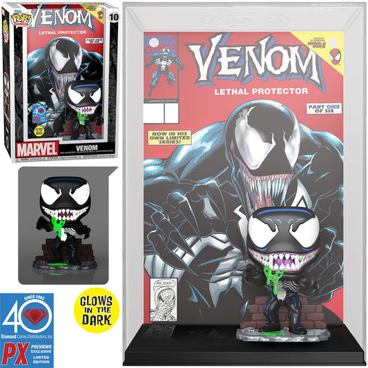 POP! Comic Covers 10: Venom Lethal Protector (Glow In The Dark) PX Previews Exclusive