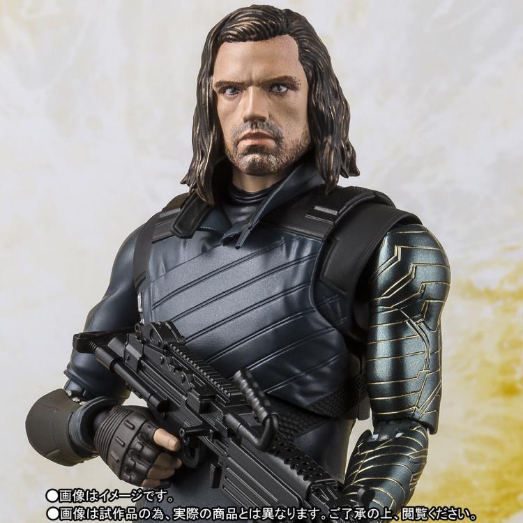 Avengers Infinity War Winter Soldier Bucky Barnes W/ Tamashii Effects S.H.Figuarts