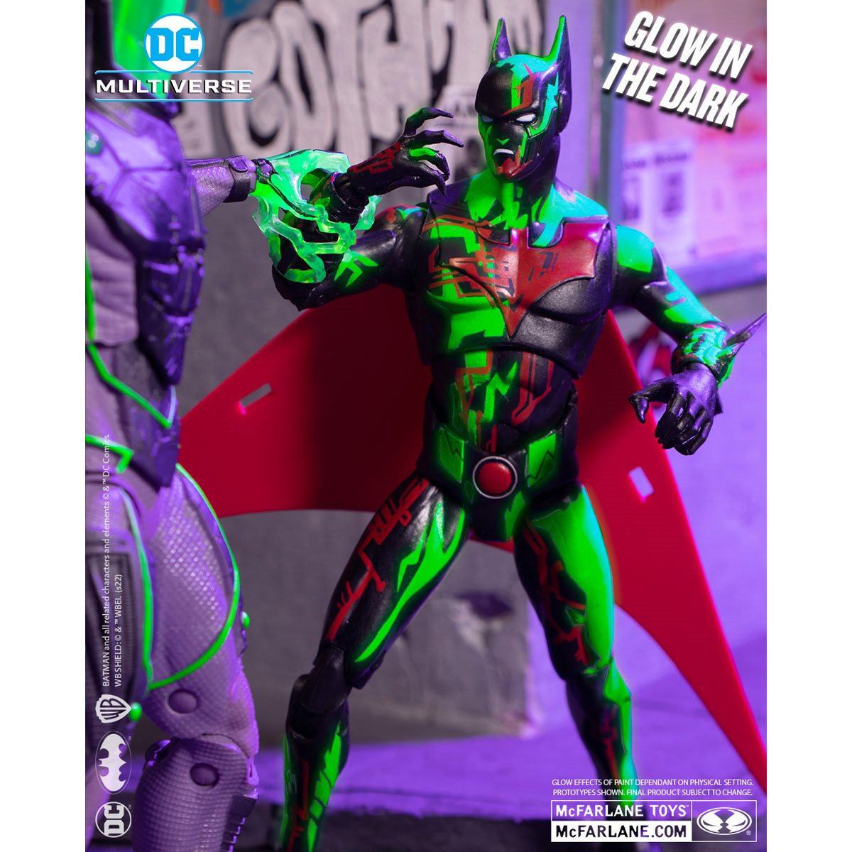 DC Multiverse Batman Beyond Glow In The Dark Exclusive