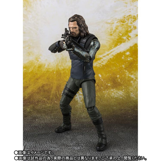 Avengers Infinity War Winter Soldier Bucky Barnes W/ Tamashii Effects S.H.Figuarts
