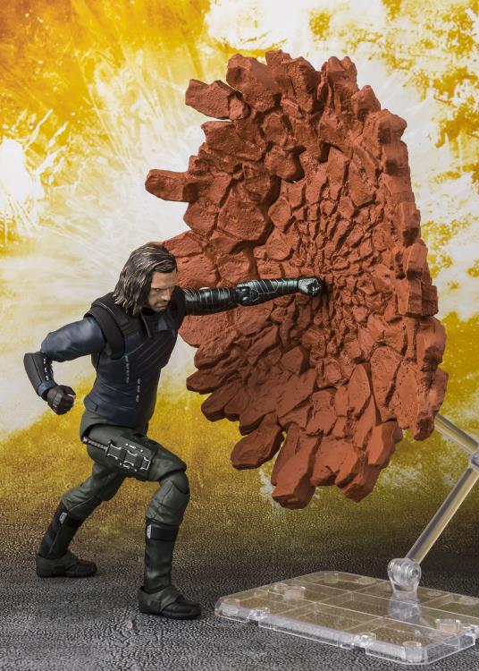 Avengers Infinity War Winter Soldier Bucky Barnes W/ Tamashii Effects S.H.Figuarts