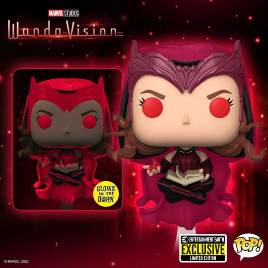 Pop! Marvel 823 WandaVision: Scarlet Witch (Glow In The Dark) Exclusive