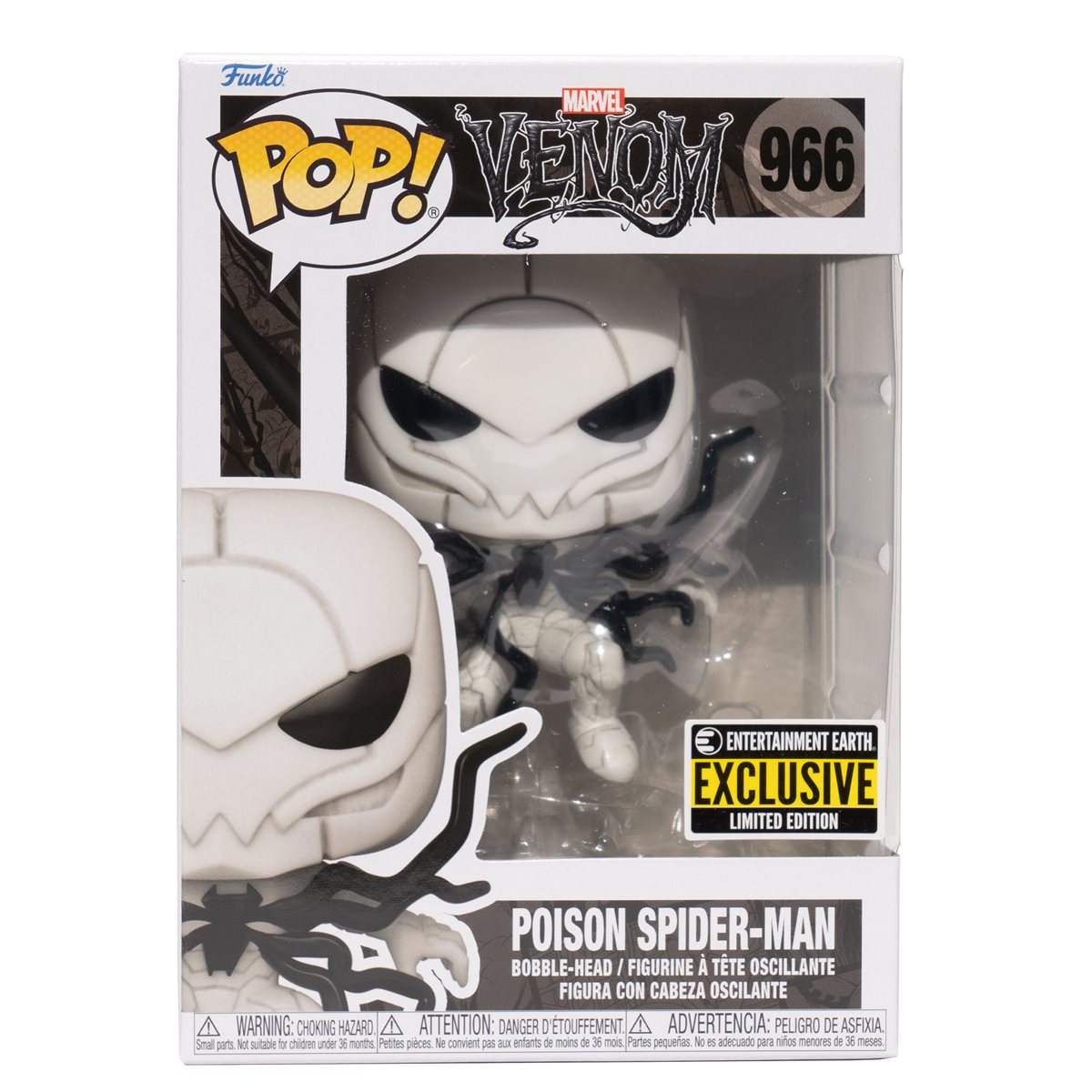 Pop! Marvel 966 Venom: Poison Spider-Man (Glow in The Dark) Exclusive *CHASE*