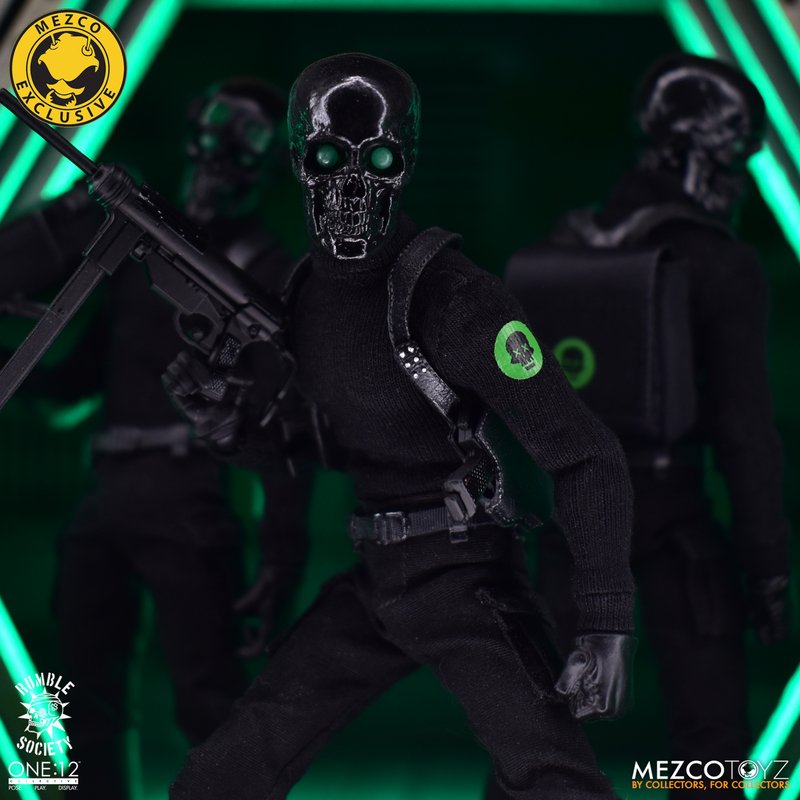 Rumble Society One:12 Collective Black Skull Death Brigade Exclusive
