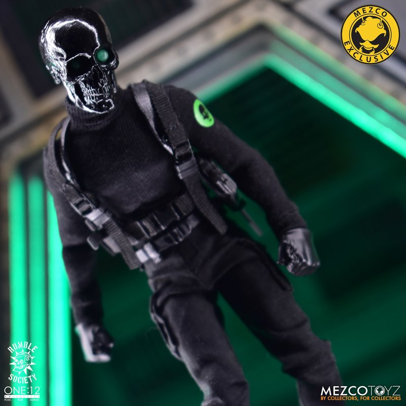 Rumble Society One:12 Collective Black Skull Death Brigade Exclusive