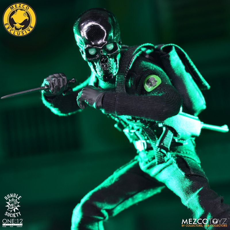 Rumble Society One:12 Collective Black Skull Death Brigade Exclusive
