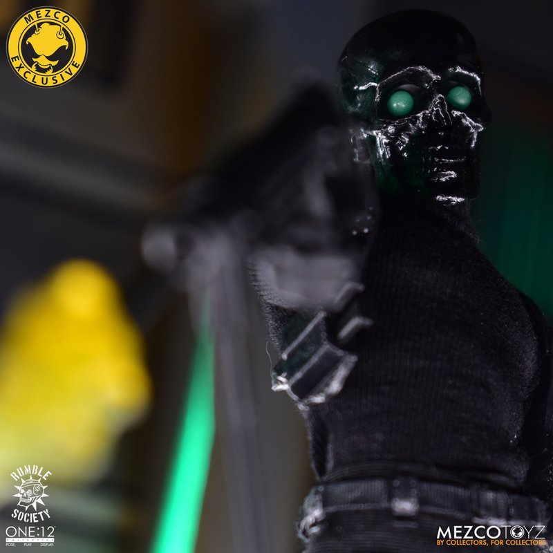 Rumble Society One:12 Collective Black Skull Death Brigade Exclusive