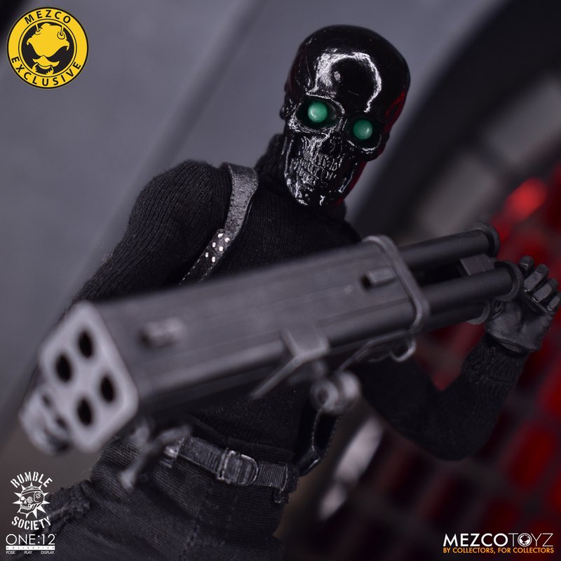 Rumble Society One:12 Collective Black Skull Death Brigade Exclusive