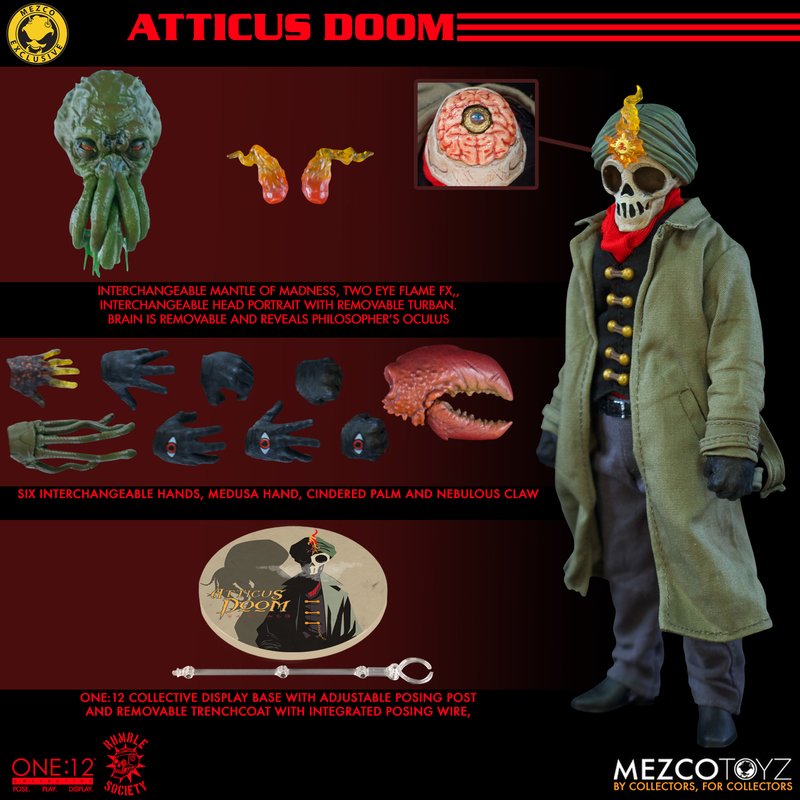 Rumble Society One:12 Collective Atticus Doom Exclusive