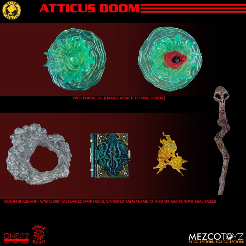 Rumble Society One:12 Collective Atticus Doom Exclusive