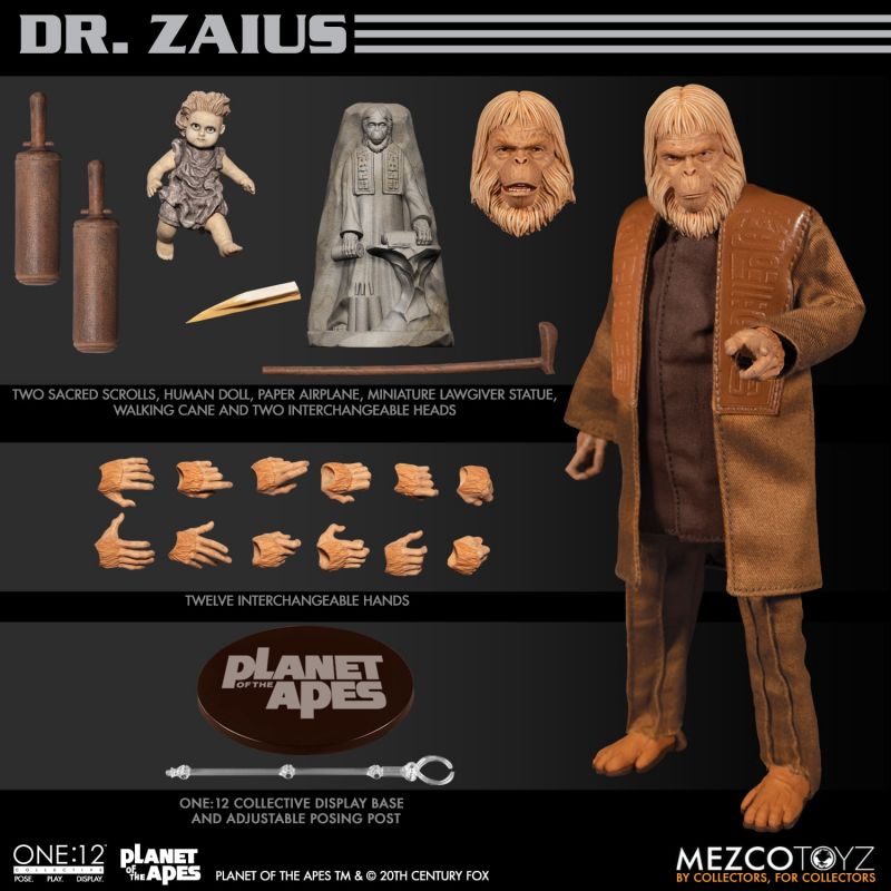 Planet of The Apes (1968) One:12 Collective Dr. Zaius